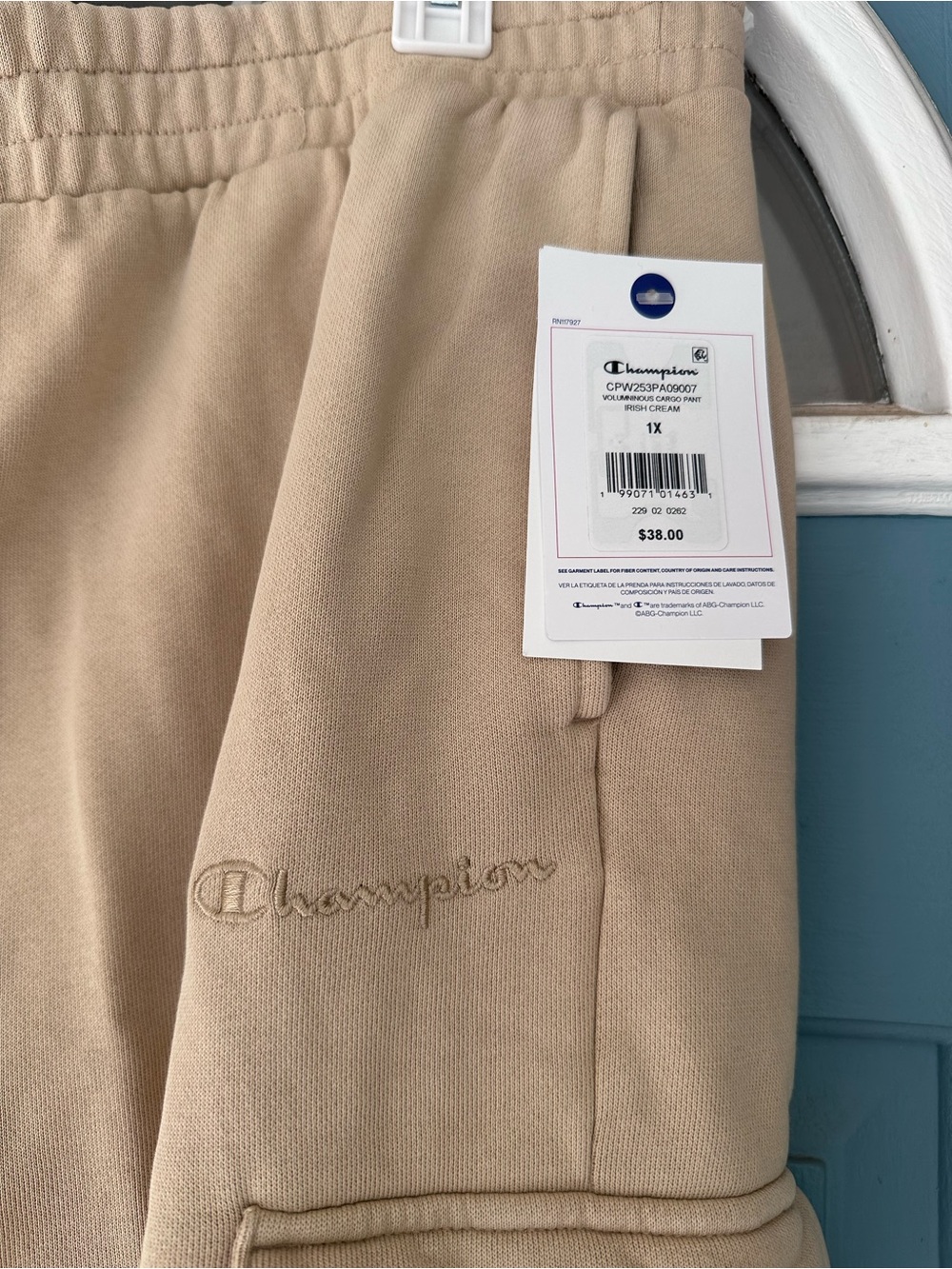 1X Champion Tan Cargo Jogger Pants